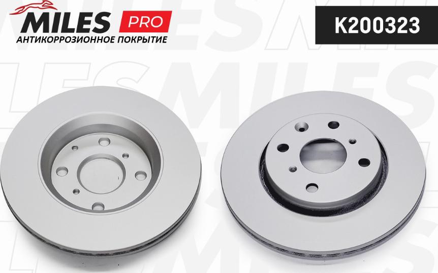 Miles K200323 - Brake Disc autospares.lv