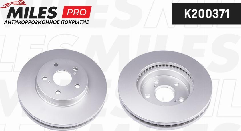 Miles K200371 - Brake Disc autospares.lv