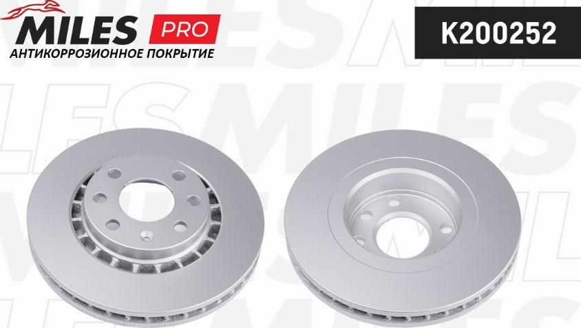 Miles K200252 - Brake Disc autospares.lv