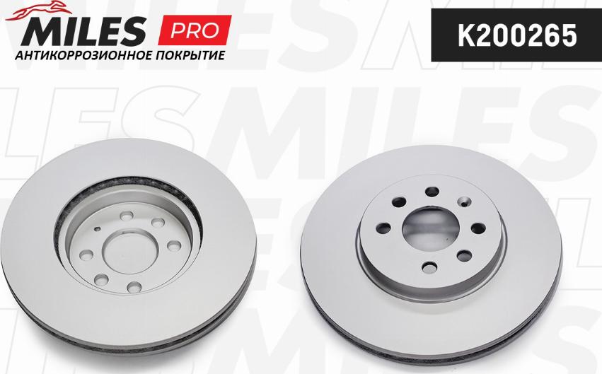 Miles K200265 - Brake Disc autospares.lv