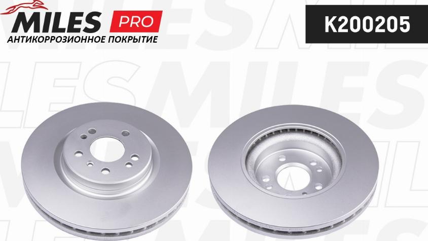 Miles K200205 - Brake Disc autospares.lv