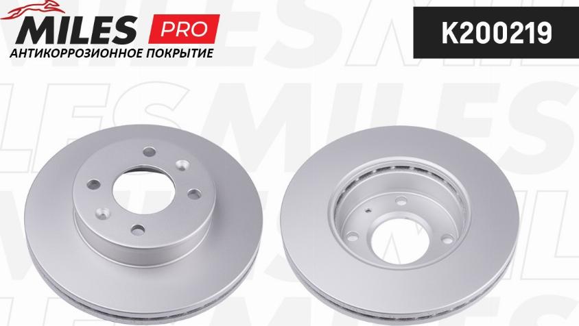 Miles K200219 - Brake Disc autospares.lv