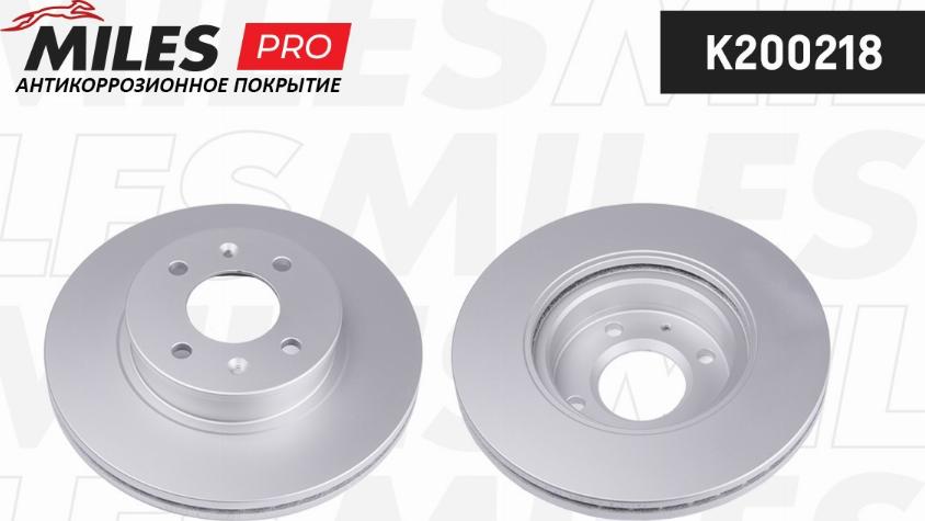 Miles K200218 - Brake Disc autospares.lv