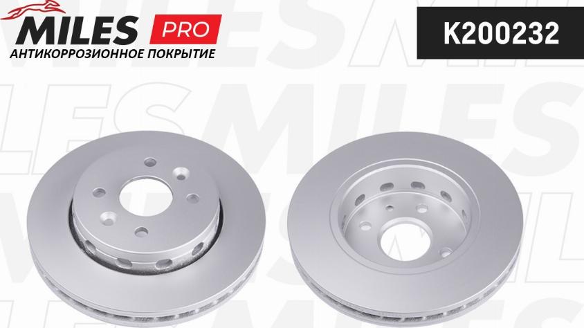 Miles K200232 - Brake Disc autospares.lv