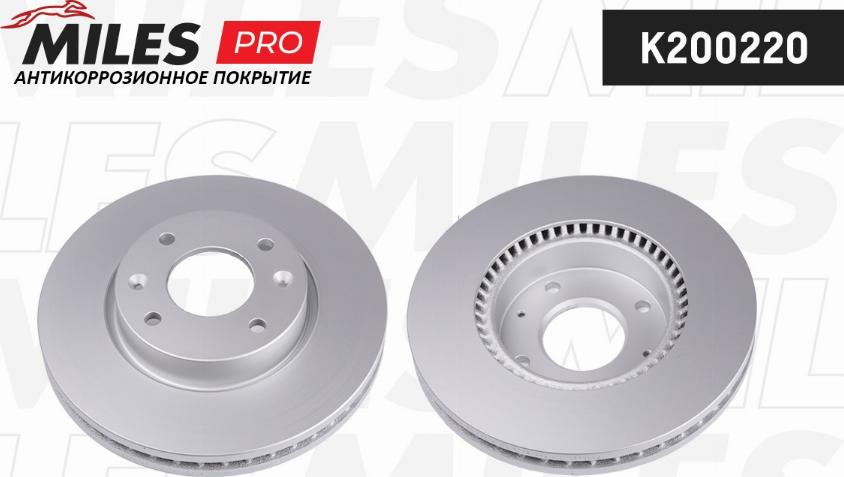 Miles K200220 - Brake Disc autospares.lv