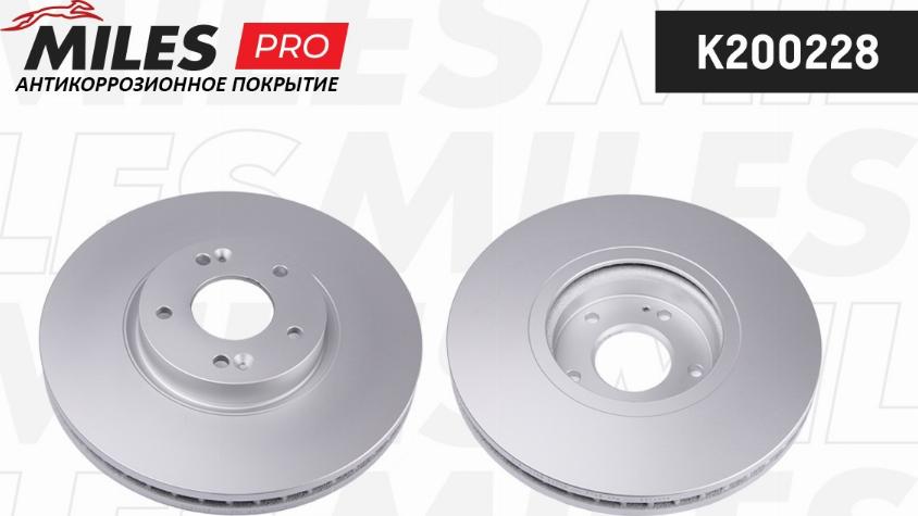 Miles K200228 - Brake Disc autospares.lv