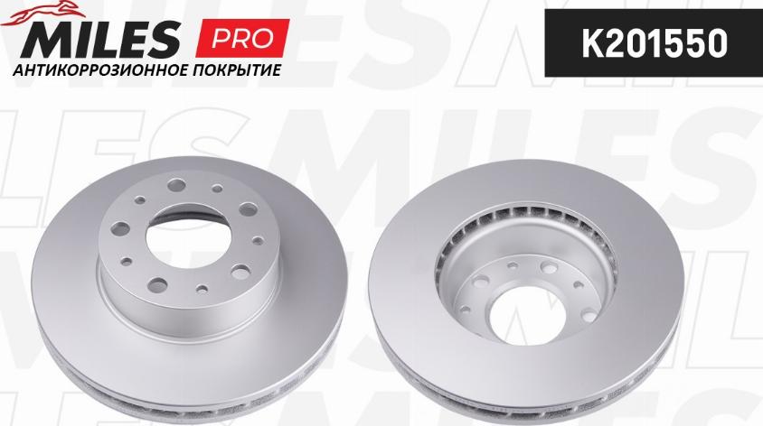 Miles K201550 - Brake Disc autospares.lv