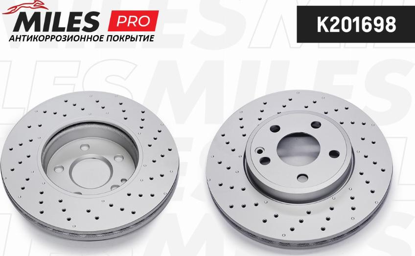 Miles K201698 - Brake Disc autospares.lv