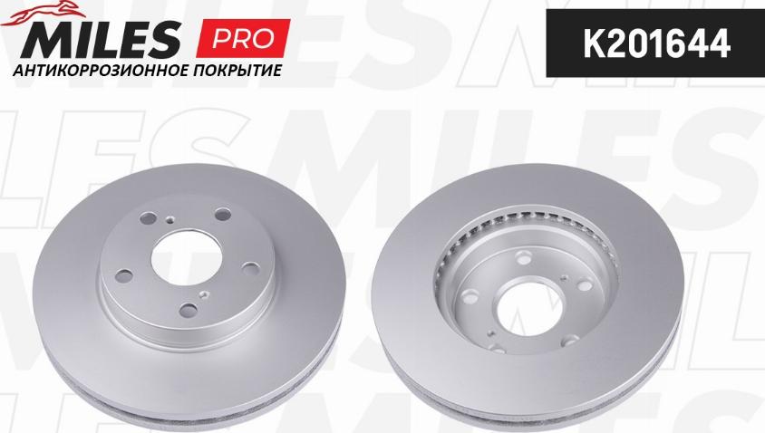 Miles K201644 - Brake Disc autospares.lv