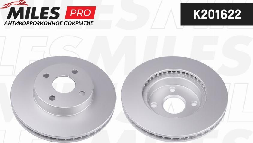 Miles K201622 - Brake Disc autospares.lv