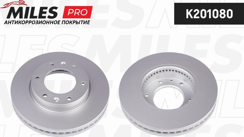 Miles K201080 - Brake Disc autospares.lv