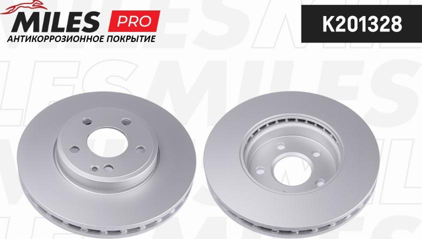 Miles K201328 - Brake Disc autospares.lv