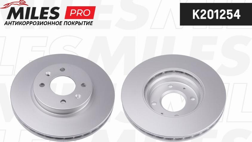 Miles K201254 - Brake Disc autospares.lv