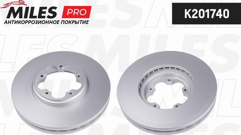 Miles K201740 - Brake Disc autospares.lv