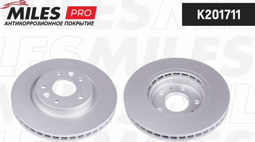 Miles K201711 - Brake Disc autospares.lv