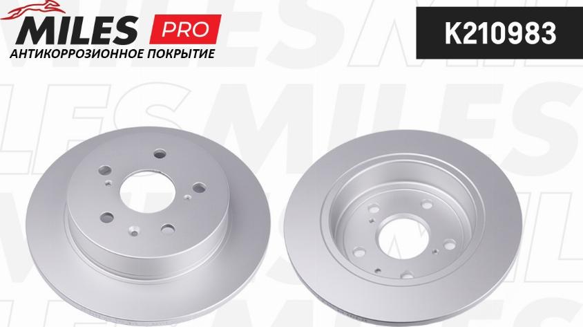 Miles K210983 - Brake Disc autospares.lv