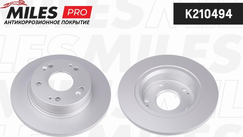 Miles K210494 - Brake Disc autospares.lv