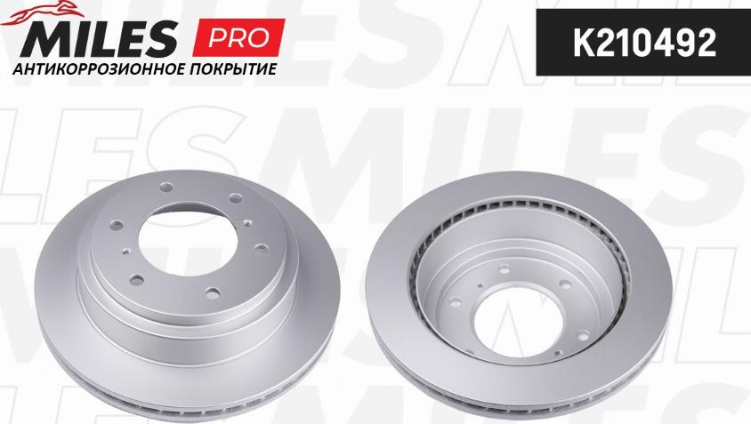 Miles K210492 - Brake Disc autospares.lv