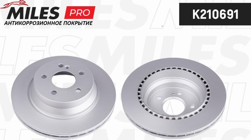 Miles K210691 - Brake Disc autospares.lv