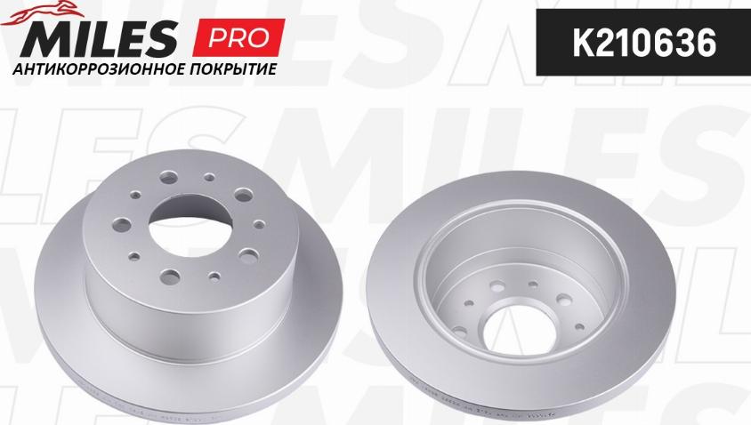 Miles K210636 - Brake Disc autospares.lv