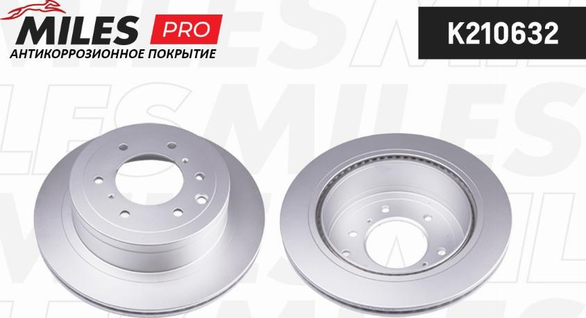 Miles K210632 - Brake Disc autospares.lv