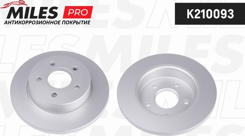 Miles K210093 - Brake Disc autospares.lv