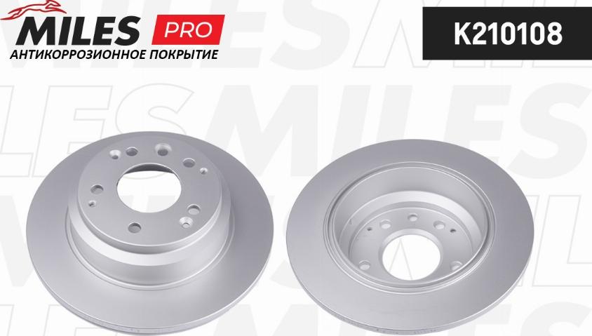 Miles K210108 - Brake Disc autospares.lv