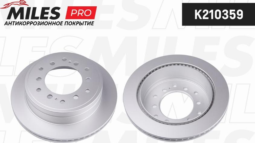 Miles K210359 - Brake Disc autospares.lv