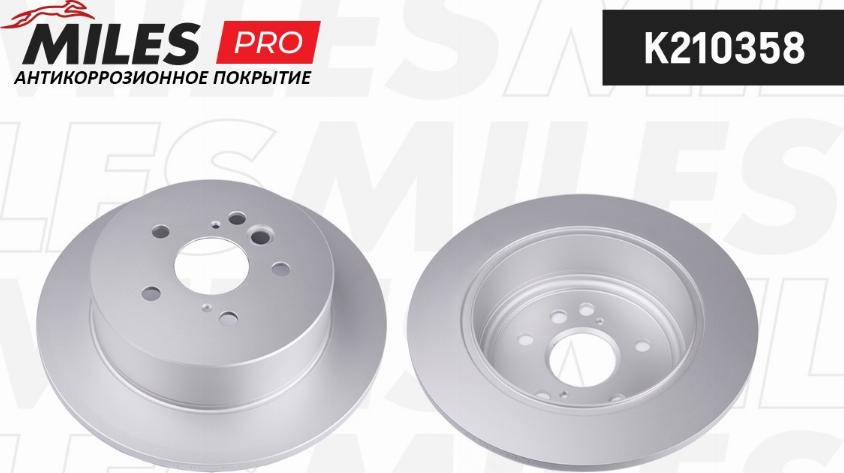 Miles K210358 - Brake Disc autospares.lv