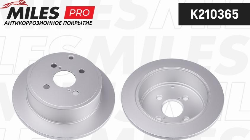 Miles K210365 - Brake Disc autospares.lv