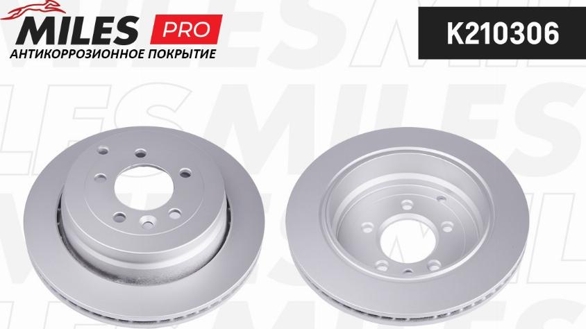 Miles K210306 - Brake Disc autospares.lv