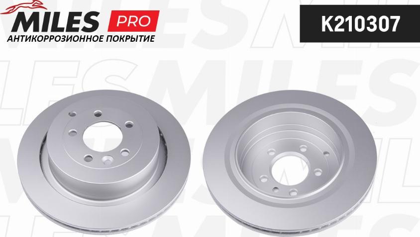 Miles K210307 - Brake Disc autospares.lv