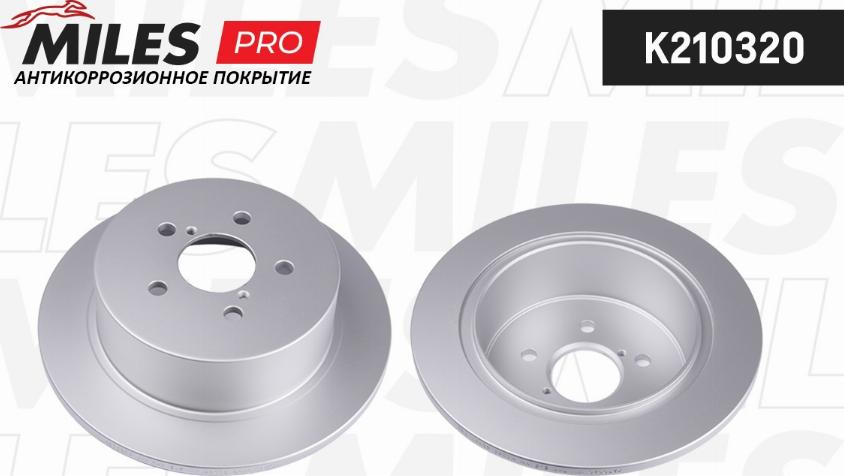 Miles K210320 - Brake Disc autospares.lv