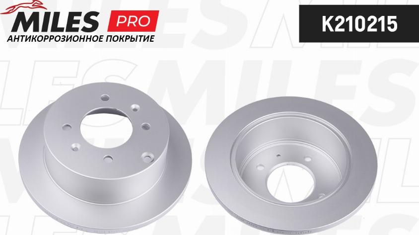 Miles K210215 - Brake Disc autospares.lv