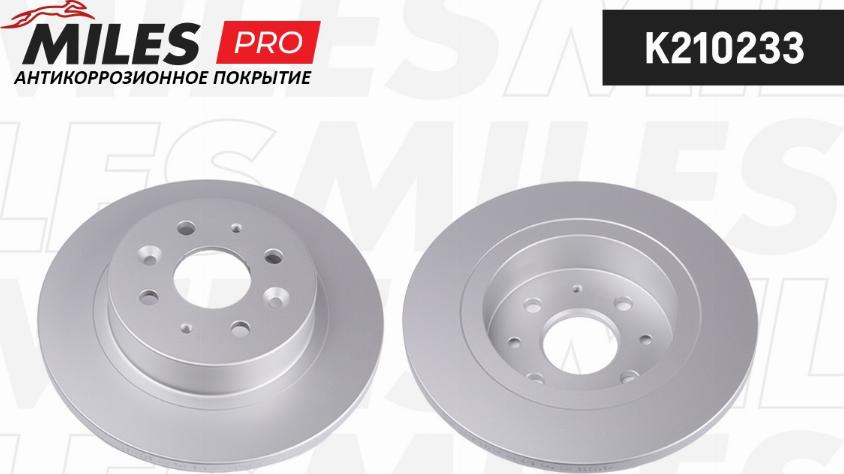 Miles K210233 - Brake Disc autospares.lv