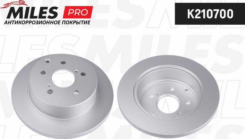 Miles K210700 - Brake Disc autospares.lv