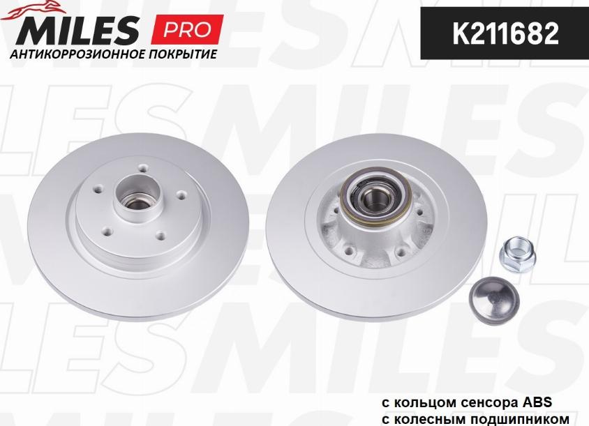 Miles K211682 - Brake Disc autospares.lv