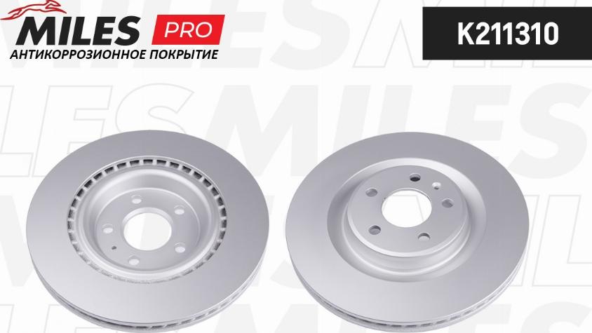 Miles K211310 - Brake Disc autospares.lv