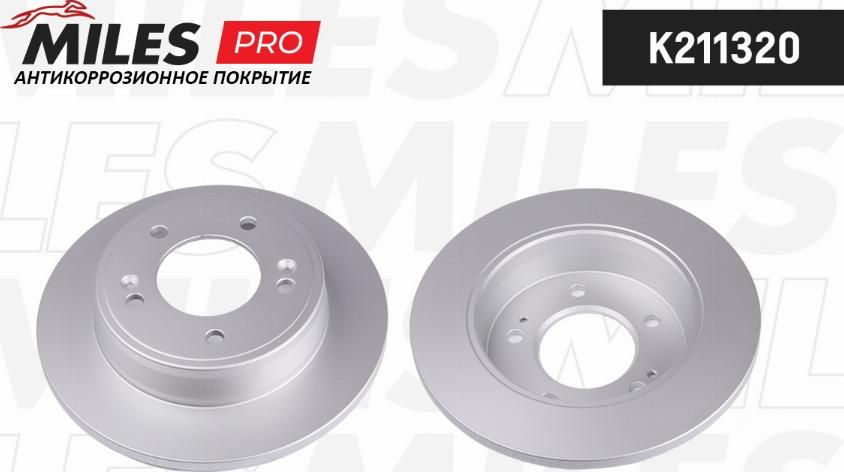 Miles K211320 - Brake Disc autospares.lv