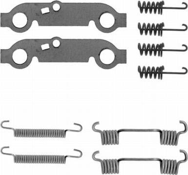 Mintex MBA537 - Accessory Kit, parking brake shoes autospares.lv