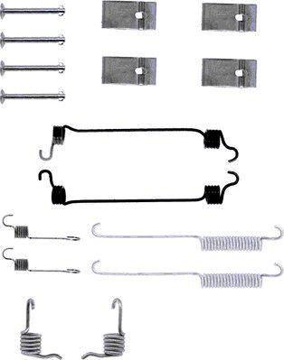 Mintex MBA677 - Accessory Kit, brake shoes autospares.lv