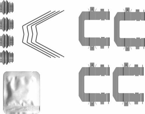 Mintex MBA0131 - Accessory Kit for disc brake Pads autospares.lv