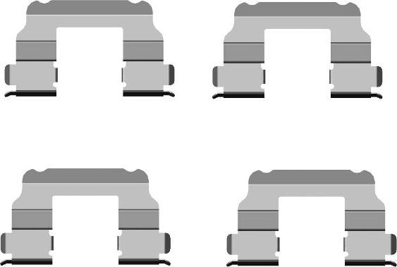 Mintex MBA1689 - Accessory Kit for disc brake Pads autospares.lv