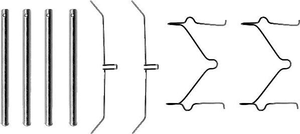 Mintex MBA1050 - Accessory Kit for disc brake Pads autospares.lv