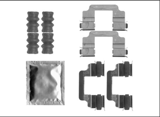 Mintex MBA1806 - Accessory Kit for disc brake Pads autospares.lv