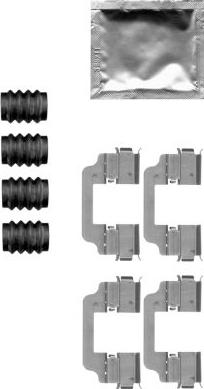 Mintex MBA1828 - Accessory Kit for disc brake Pads autospares.lv