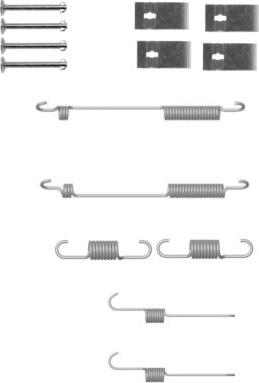 Mintex MBA846 - Accessory Kit, brake shoes autospares.lv