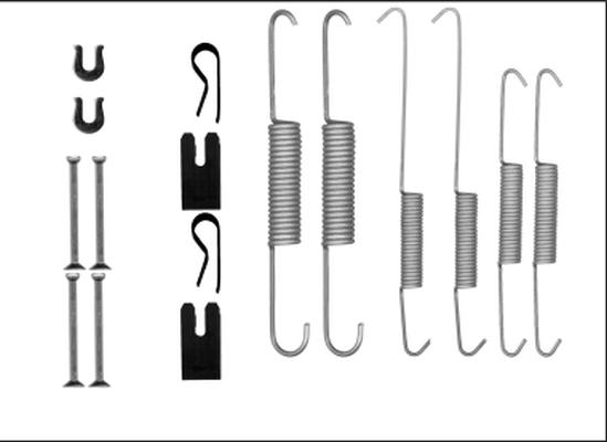 Mintex MBA854 - Accessory Kit, brake shoes autospares.lv