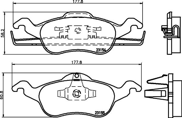 Mintex MDK0085 - Brake Set, disc brakes autospares.lv