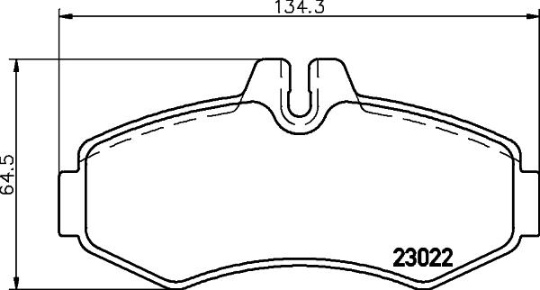 Mintex MDB1967 - Brake Pad Set, disc brake autospares.lv